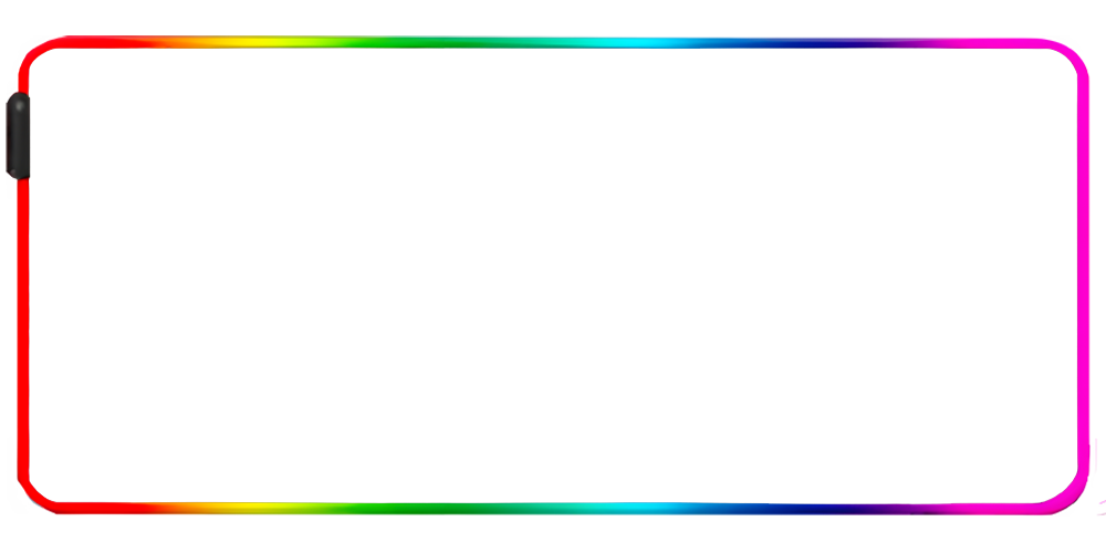 Tapis De Souris XXL Unicolore RGB