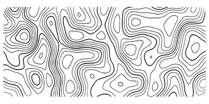 Tapis De Souris XXL à Contour Topographique