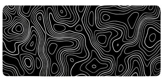 Tapis De Souris XXL à Contour Topographique