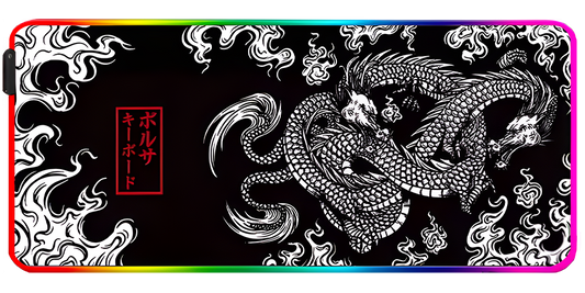 Tapis De Souris XXL Dragon Japonais RGB